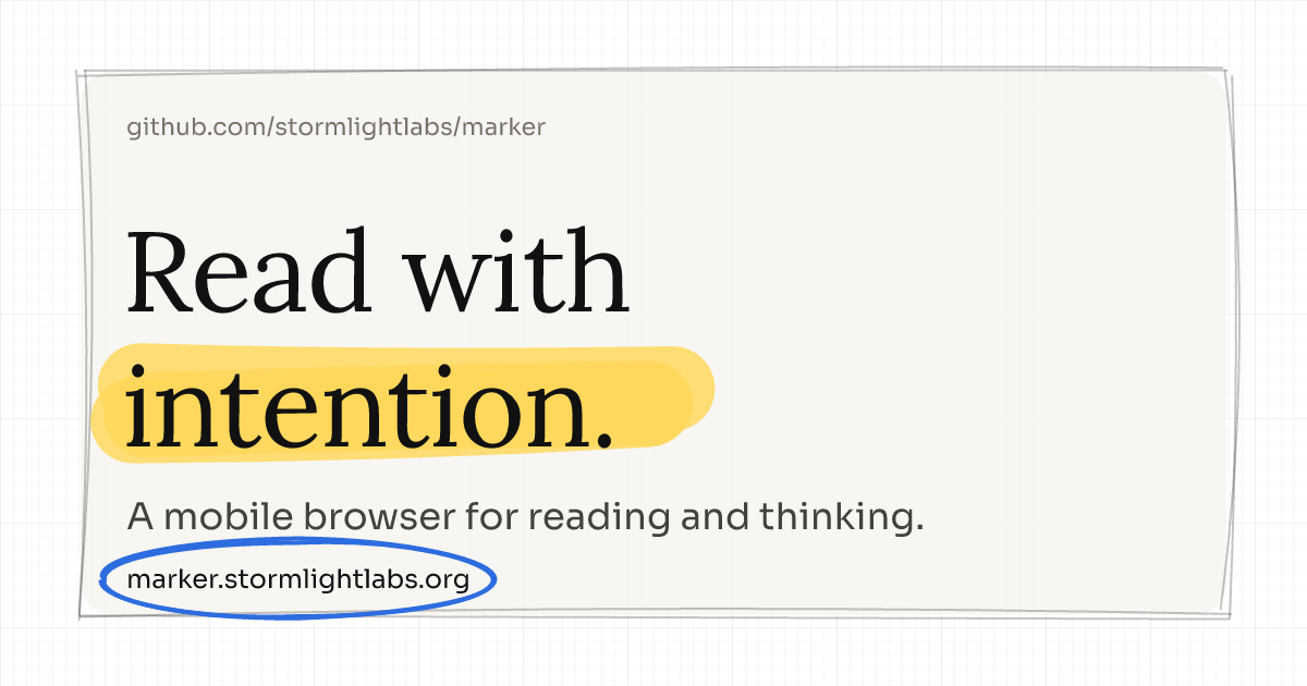https://marker.stormlightlabs.org/ social preview image